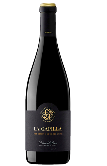 Botella de vino Tinto La Capilla Vendimia Seleccionada, elaborado con uvas 100% Tinta de País