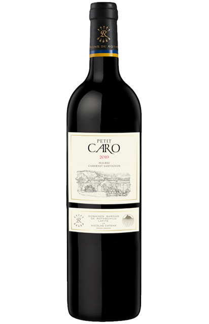 Petit Caro, Malbec, Cavernet Sauvignon, vino tinto