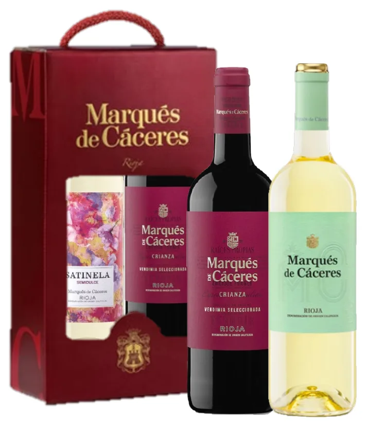 Marqués de Cáceres 2 Crianza — Estuche 2 botellas